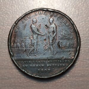 SIERRA LEONE LEONA MEDALLA 1807 ABOLICION COMERCIO ESCLAVOS SCAVE TRADE ABOLITIO