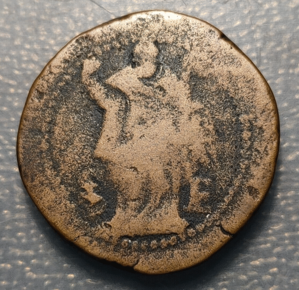 IMPERIO ESPAÑOL MILAN CARLOS V (I ESPAÑA) PONDERAL COIN WEIGHT 56 SOLDI RARA - Imagen 2