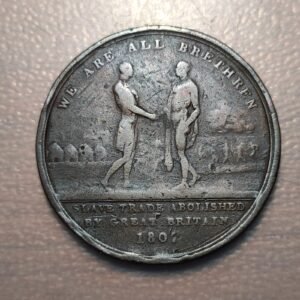 SIERRA LEONE LEONA MEDALLA 1807 ABOLICION COMERCIO ESCLAVOS SCAVE TRADE ABOLITIO