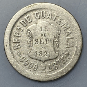 GUATEMALA 2 REALES 1873 BC/BC+