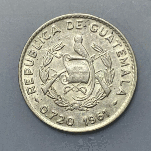 GUATEMALA 10 CENTAVOS 1961 MBC+/EBC-