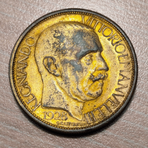 ITALIA REINO VITTORIO EMANUELE III BONO DE 2 LIRE 1928 FERIA DE MILAN MBC
