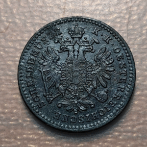 AUSTRIA RUMANIA ROMANIA 1 KREUZER 1859 E KARLSBURG ALBA IULIA