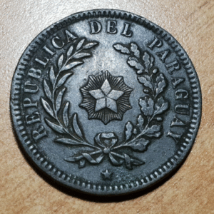 PARAGUAY 2 CENTESIMOS 1870 MBC