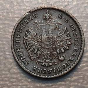 ITALIA AUSTRIA MILAN 5/10 KREUZER 1858 M