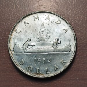 CANADA GEORGE VI 1 DOLLAR 1952 CANOA MBC+