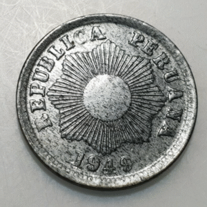 PERU 1 CENTAVO 1949 SC-