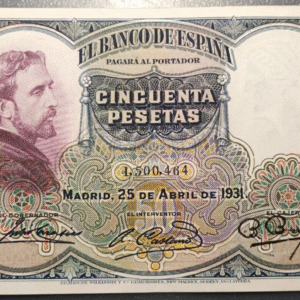 ESPAÑA 50 PESETAS 1931 E. ROSALES EBC