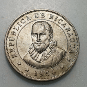 NICARAGUA 50 CENTAVOS DE CORDOBA 1956 EBC+