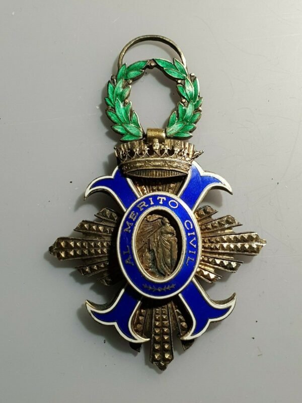 ESPAÑA MEDALLA ENCOMIENDA ORDEN DEL MERITO CIVIL (1942-75)