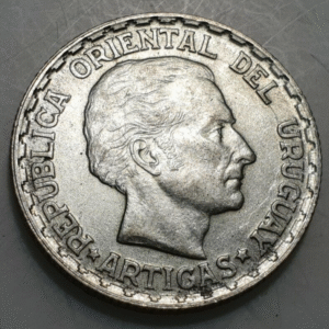 URUGUAY 50 CENTESIMOS 1943 ARTIGAS SC