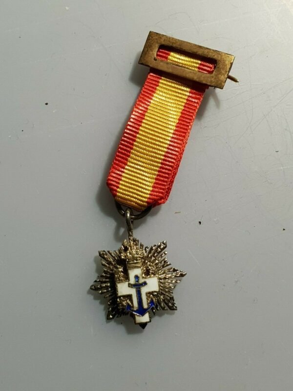 MEDALLA MINIATURA MERITO NAVAL 21x17 mm