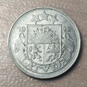 LATVIA LETONIA 50 SANTINI 1922 MBC