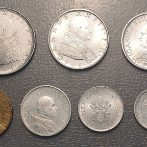 VATICANO JUAN XXIII SERIE ANUAL 1959 1L - 2 L - 5 L - 10 L - 20 L - 50 L - 100 L