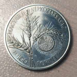 FAO HUNGRIA HUNGARY 100 FLORINT 1981 KM 621