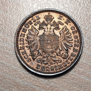 AUSTRIA 1 KREUZER 1885 SC UNC BRILLO ORIGINAL