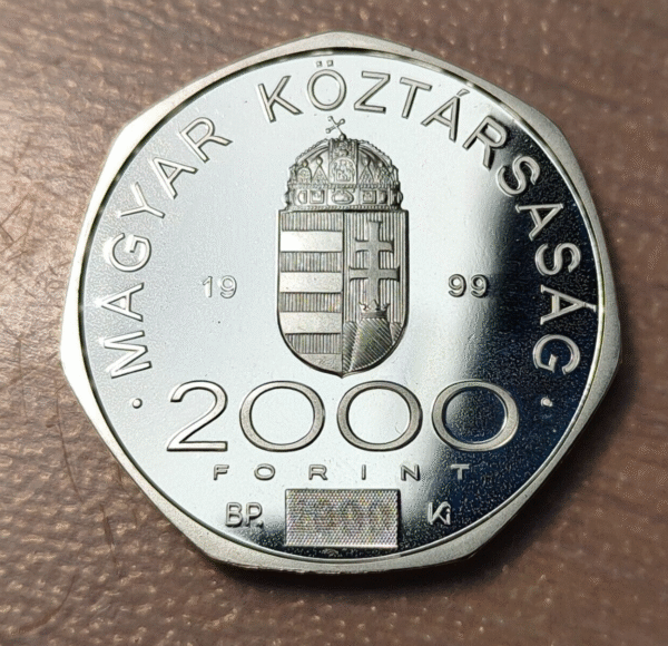 HUNGRIA HUNGARY 2000 FLORINT 1999 PROOF JUEGOS OLIMPICOS SIDNEY OLYMPICS SC UNC - Imagen 2