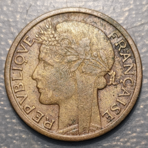 FRENCH WEST AFRICA 1 FRANC 1944 KM 2 MBC-