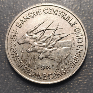 EQUATORIAL AFRICAN STATES 50 FRANCS 1961 KM 3 MBC+/EBC