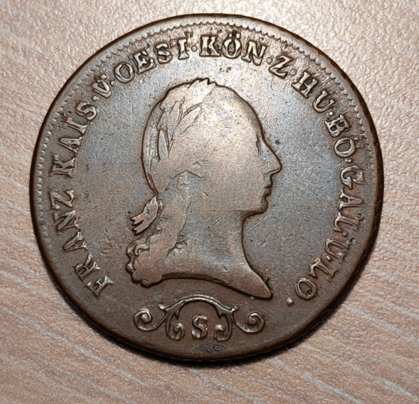 AUSTRIA FRANZ I 3 KREUZER 1812 S MBC-