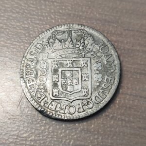 BRASIL BRAZIL JOAO V 320 REIS 1750 R MBC