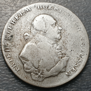 ALEMANIA POLONIA PRUSIA PRUSSIA BRESLAU WROCLAW 1 TALER 1 THALER 1792 B ESCASA
