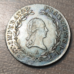 AUSTRIA FRANZ I 20 KREUZER 1810 A WIEN VIENA EBC/EBC+