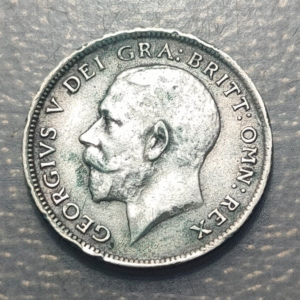 GREAT BRITAIN GRAN BRETAÑA GEORGE V 6 PENCE 1916 MBC