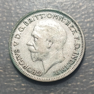 GREAT BRITAIN GRAN BRETAÑA GEORGE V 6 PENCE 1934 MBC