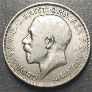 GREAT BRITAIN GRAN BRETAÑA GEORGE V FLORIN 1914 MBC