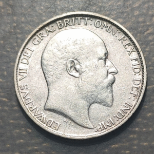 GREAT BRITAIN GRAN BRETAÑA EDWARD VII 6 PENCE 1904 MBC+ ESCASA SCARCE