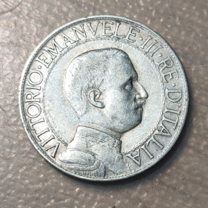 ITALIA REINO VITTORIO EMANUELE III 1 LIRA 1913 MBC+