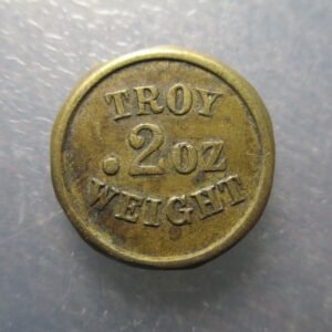 PONDERAL INGLES COIN WEIGHT 0,2 ONZAS TROY - 0.2 TROY OZ. 6,23 g