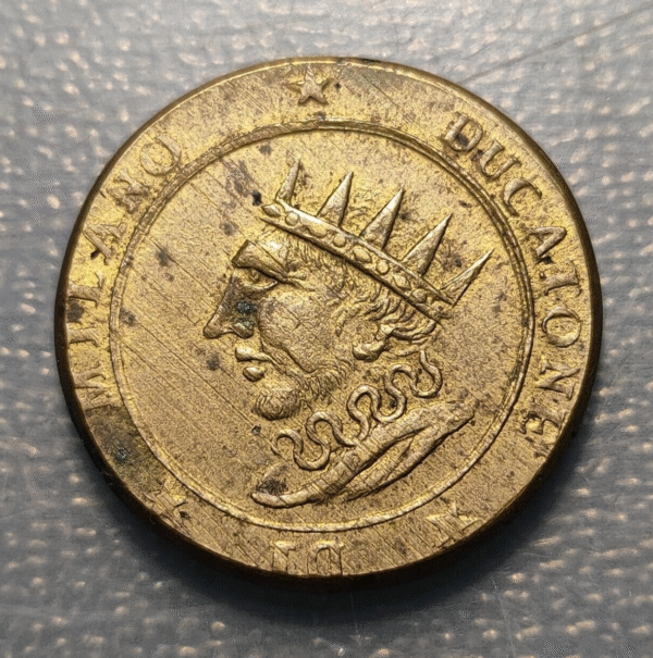 IMPERIO ESPAÑOL MILAN PONDERAL COIN WEIGHT 1/2 DUCATION FELIPE III FELIPE IV