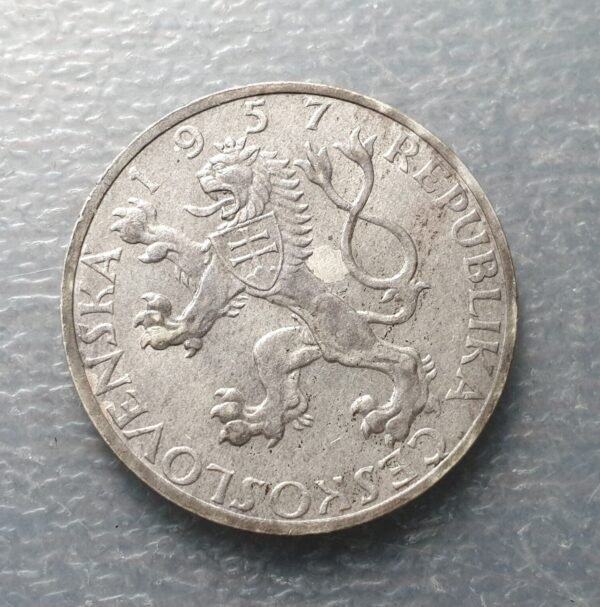 CHECOSLOVAQUIA CZECHOSLOVAKIA 10 KORUN 10 CORONAS 1957 KM-48 EBC - Imagen 2