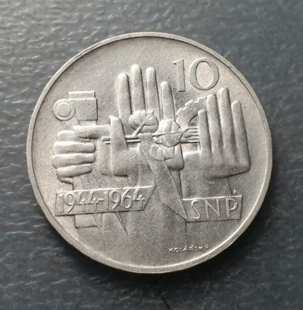 CHECOSLOVAQUIA CZECHOSLOVAKIA 10 KORUN 10 CORONAS 1964 KM-56 EBC/EBC+