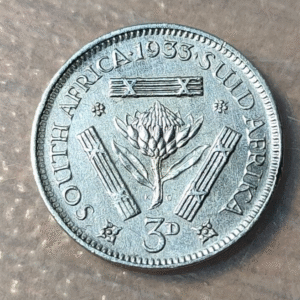 SUDAFRICA SOUTH AFRICA 3 PENCE 1933