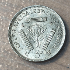 SUDAFRICA SOUTH AFRICA 3 PENCE 1937 KM 26