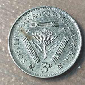 SUDAFRICA SOUTH AFRICA 3 PENCE 1937