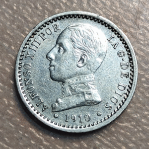 ESPAÑA ALFONSO XIII 50 CENTIMOS 1910