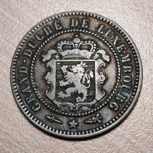 LUXEMBURGO LUXEMBOURG 5 CENTIMES 1854 MBC-