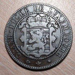 LUXEMBURGO LUXEMBOURG 10 CENTIMES 1865 A MBC