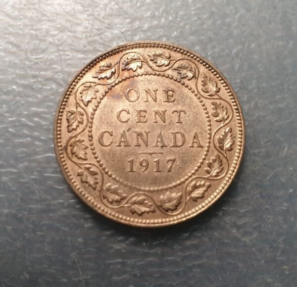 CANADA GEORGE V 1 CENT 1917 EBC
