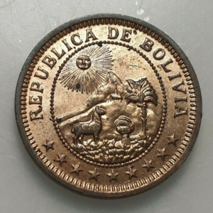 BOLIVIA 1 BOLIVIANOS 1951 SC-