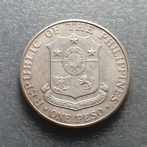 FILIPINAS PHILIPPINES 1 PESO 1963 ANDRES BONIFACIO MBC+/EBC - Imagen 2
