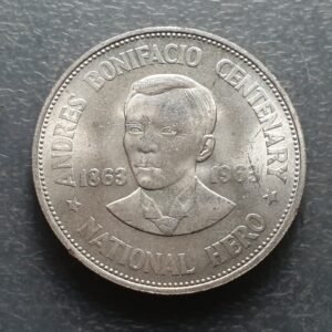 FILIPINAS PHILIPPINES 1 PESO 1968 ANDRES BONIFACIO EBC/EBC+