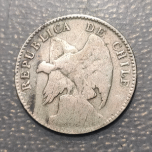 CHILE 20 CENTAVOS 1908