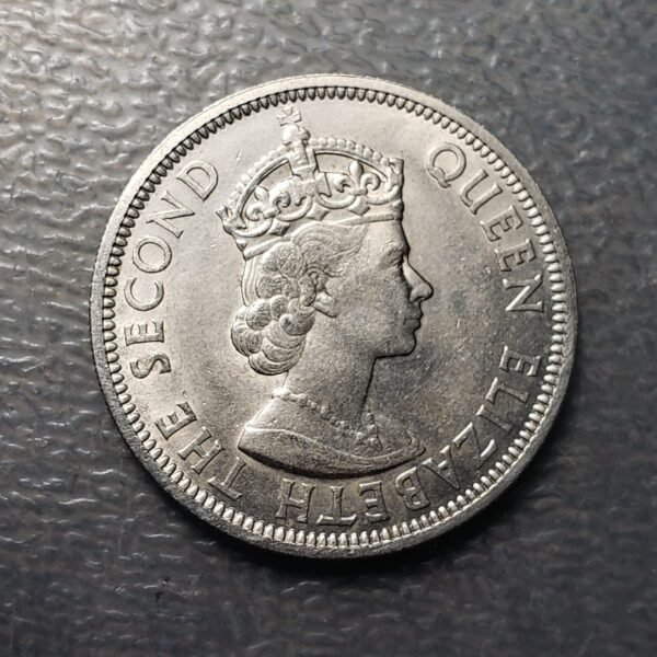 SEYCHELLES ELIZABETH II 1 RUPEE 1 RUPIA 1971 EBC+ - Imagen 2