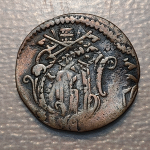 ESTADOS PAPALES BENEDICTO XIV (1740-1758) RAVENNA QUATTRINO S/F SAN APOLINAR