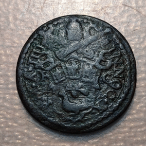 ESTADOS PAPALES INNOCENCIO X (1644-1655) QUATTRINO AÑO IV (1647) SANCT PAVLUS